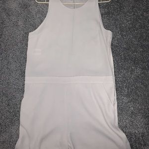 White body suit with shorts